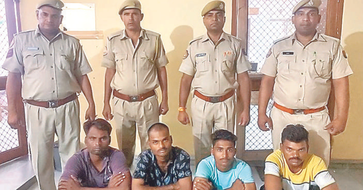 Fake police gang busted in Bhankrota, 4 arrested